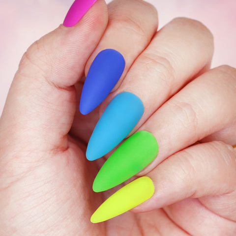 Charme Gel Polish / Neon Glow N05 Lemonhead - Blacklight Reactive Polish Highlighter Yellow 