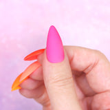 Neon Rainbow Charme Gel Polish / Neon Glow N11 Sweethearts - Blacklight Reactive Polish Party Hot Pink Summer