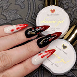 Charme Gel / Tinted Glass T03 Very Cherry Transparent Sheer Ruby Red