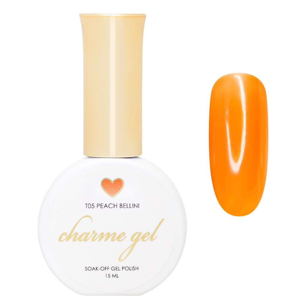 Charme Gel / Tinted Glass T05 Peach Bellini Charme Gel / Tinted Glass T05 Peach Bellini Transparent Gelly Orange