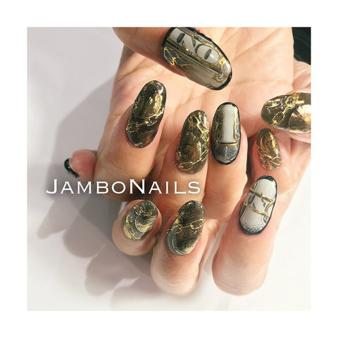 Daily Charme Clou Japanese Nail Art Sticker / Dollar Bill