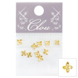Clou Studs / Flower HAU / Gold Japanese Nail Art