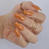 Charme Gel / 102 Caramel Warm Brown Beige Nail Polish