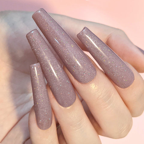 Charme Gel / Holographic H83 Karma Dusty Mauve Nail Polish