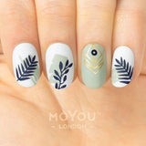 Daily Charme Moyou London Nail Art Stamping Plate Crystal 07 - Geode Vibes