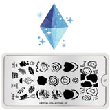 Daily Charme Moyou London Nail Art Stamping Plate Crystal 07 - Geode Vibes