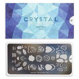 Daily Charme Moyou London Nail Art Stamping Plate Crystal 07 - Geode Vibes