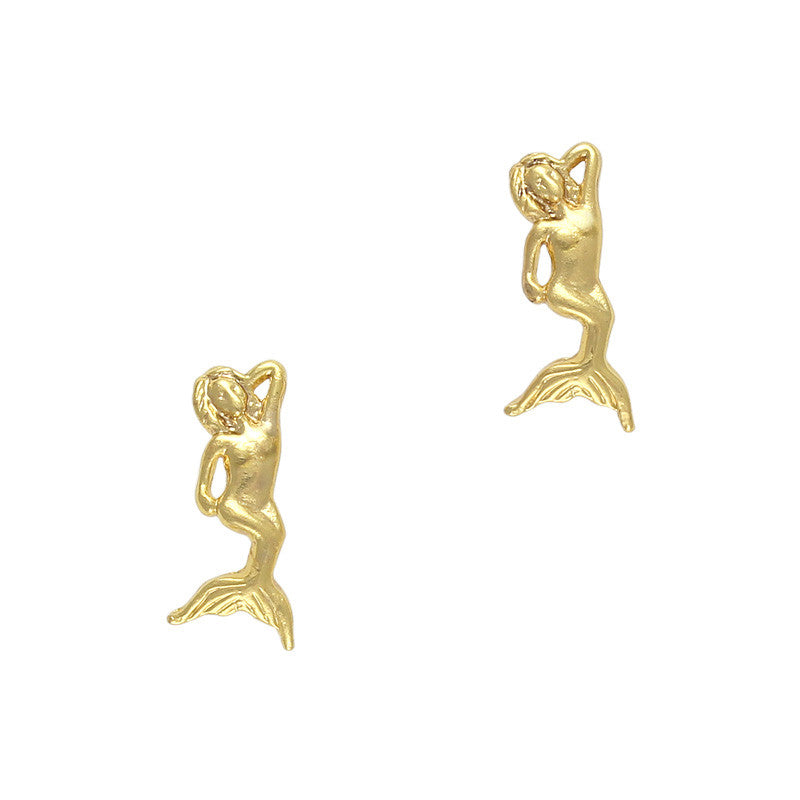 Mermaid / Gold Nail Art Decoration - Mermaid