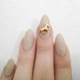 Nail Art Decoration - Unicorn / Gold