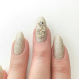 Nail Art Decoration - Snake / Gold