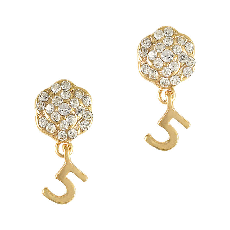 Camellia Dangle / Gold Coco Gold Camellia Dangle 3D nail charms