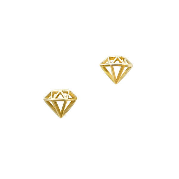 Diamond / Small / Gold Nail Art Decoration - Diamond / Small / Gold