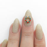 Nail Art Decoration - Holiday Wreath