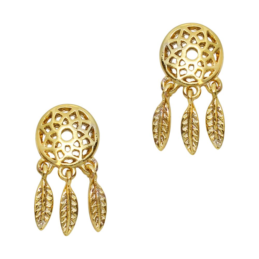 Dreamcatcher / Gold Nail Art Charms Dreamcatcher / Gold