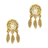 Nail Art Charms Dreamcatcher / Gold