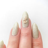 Nail Art Decoration - Anchor / Rose Gold