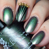 Nail Art Jewelry Charm - Spike Crown / Gold