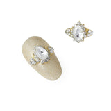 Natasha's Ring / Gold Nail Charm 3D Art Jewelry Supply