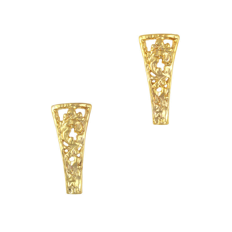 Ornate Greek Armor / Gold 3D Nail Art Jewelry Charm - Ornate Greek Armor / Gold