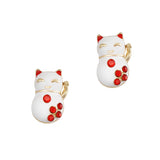 Nail Charm Jewelry / Beckoning Cat / Maneki-neko / Gold