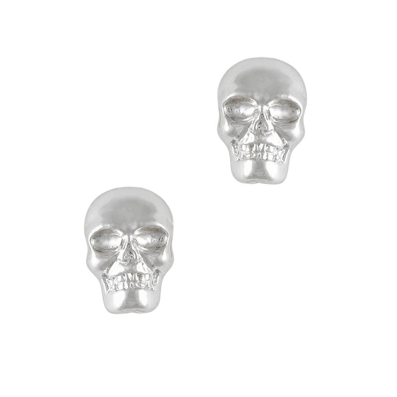Skull / Silver Nail Art Charm Jewelry 3D Skull Silver