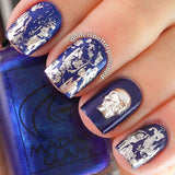 Nail Art Charm Jewelry 3D Skull Silver