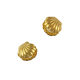Nail Art Charm Jewelry 3D Shell with Pearl Gold