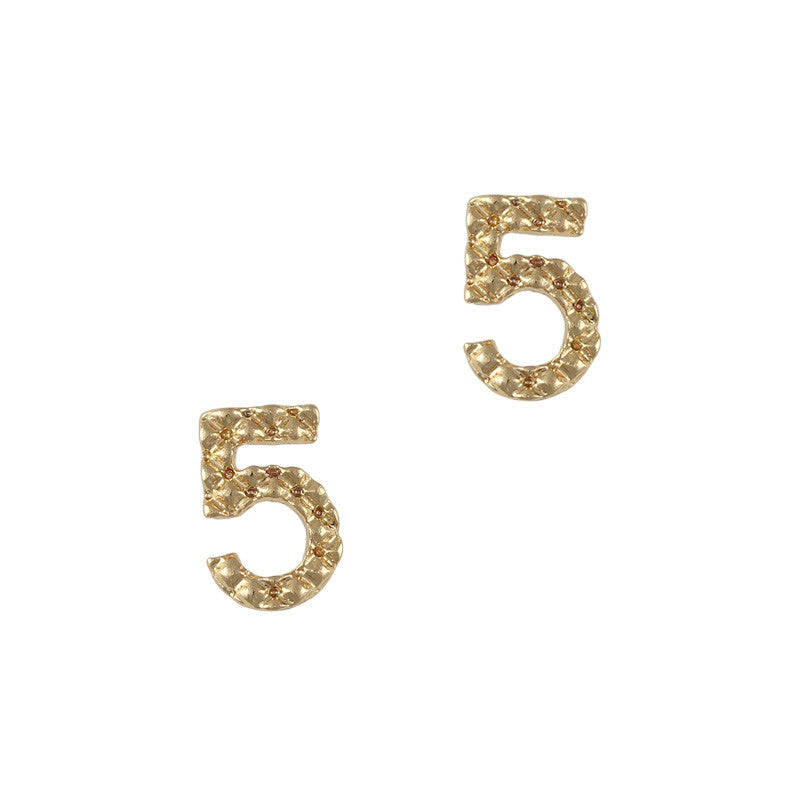 COCO No. 5 / Gold Nail Charm Jewelry 3D COCO No. 5 Gold