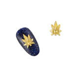 Daily Charme 3D Nail Art Charm Jewelry Leaf / Gold