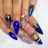 Daily Charme 3D Nail Art Charm Jewelry Leaf / Gold