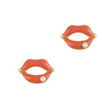 Coral Lips 3D nail charm