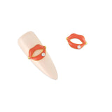 Coral Lips 3d nail charm