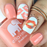 Coral Lips 3D nail charm