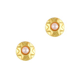 Nart Art Geometric Round Gold Pink Pearl Supply Design