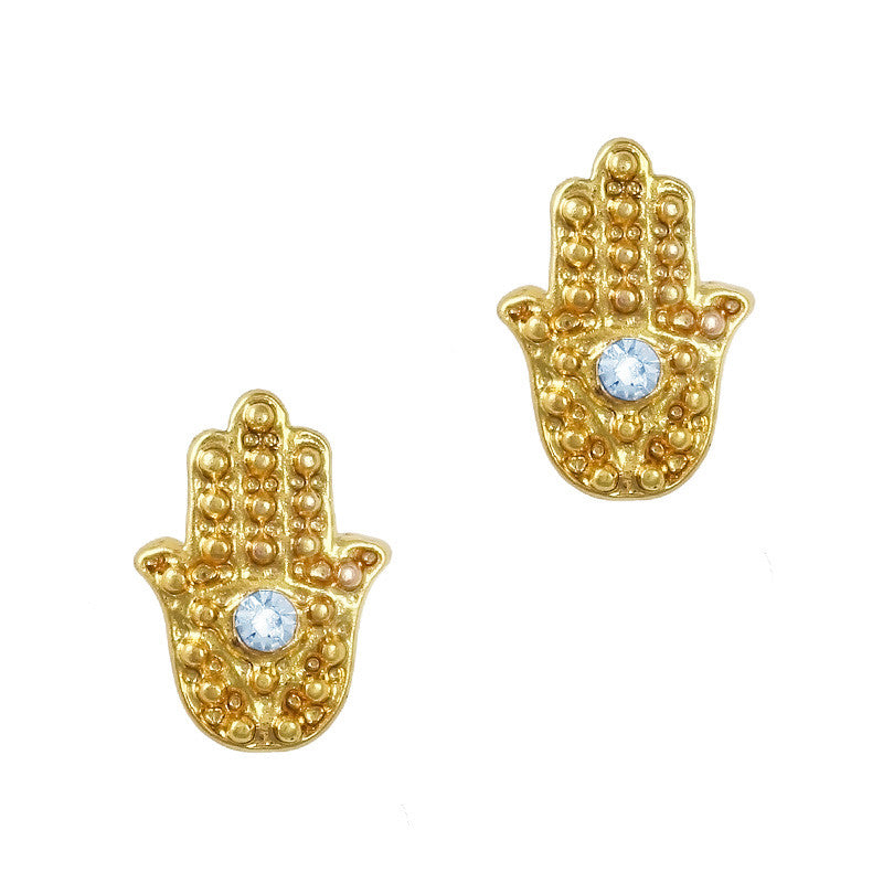 Evil Eye Hamsa / Gold / Blue Evil Eye Hamsa / Gold / Blue