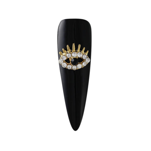 The Eye GoldNail Art Supply Charm Jewelry 3D Decor