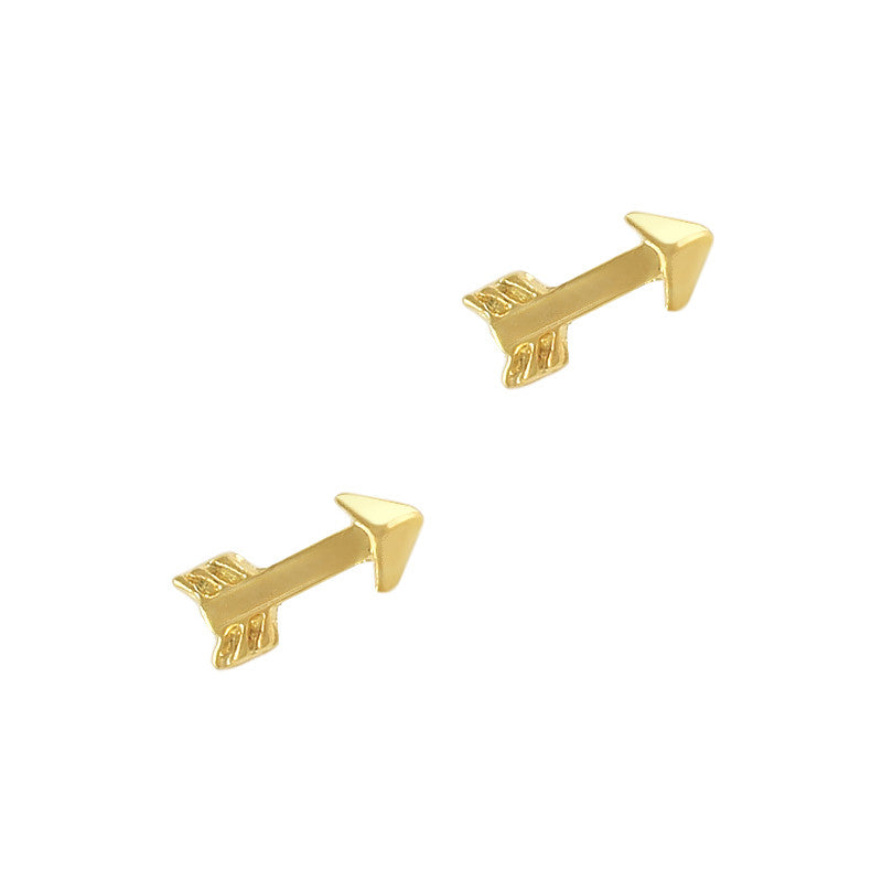 Arrow No.1 / Gold Golden Arrows Cute Nail Charm 3D