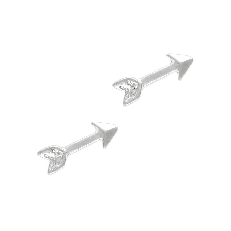 Arrow No.2 / Silver Quality Silver Arrow Cute Nail Charm
