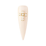 Gold Pearl Cross Nail Art Supply Pretty