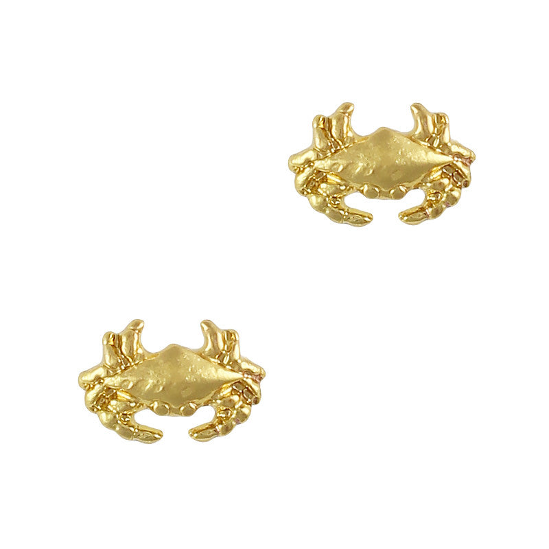 Nail Art Charms Vintage Crab / Gold