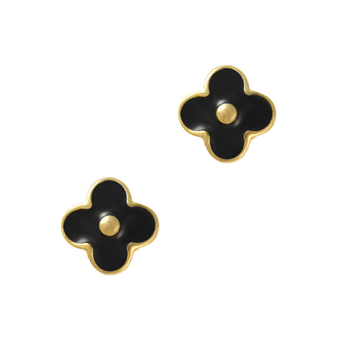 Marc Daisy Black Flower Cute Nail Charm