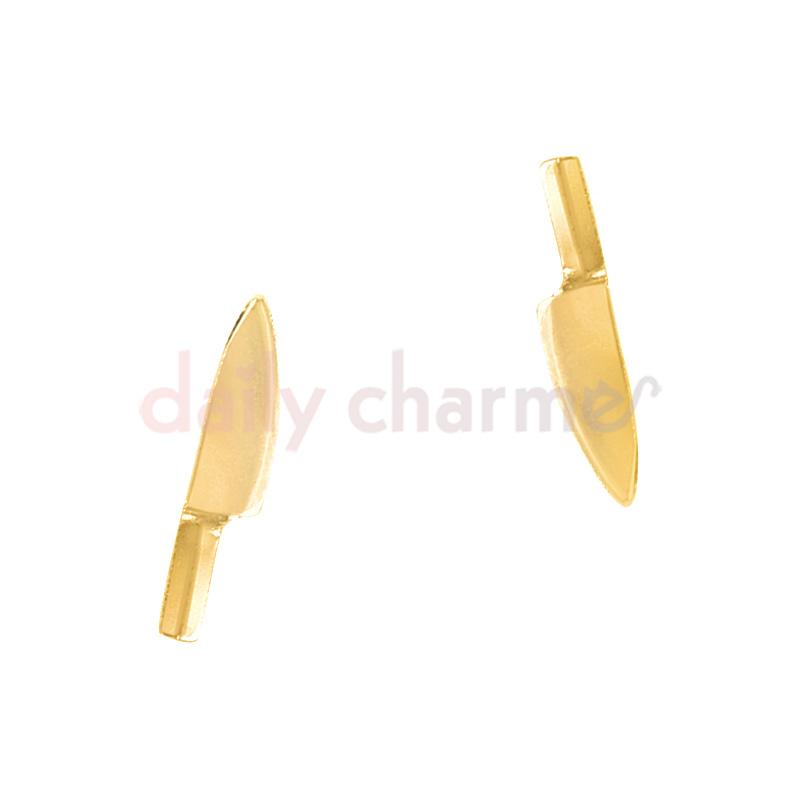 Knife / Gold Halloween Nail Charms Knife / Gold