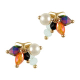 Spring Nail Pearls Pom Pom Gem Dangles