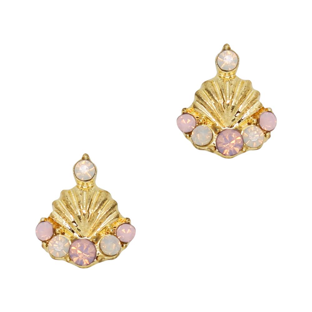 Bedazzled Seashell Bedazzled Seashell Nail Charm