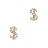 Bling Money Sign / Gold / Small Nail Charm