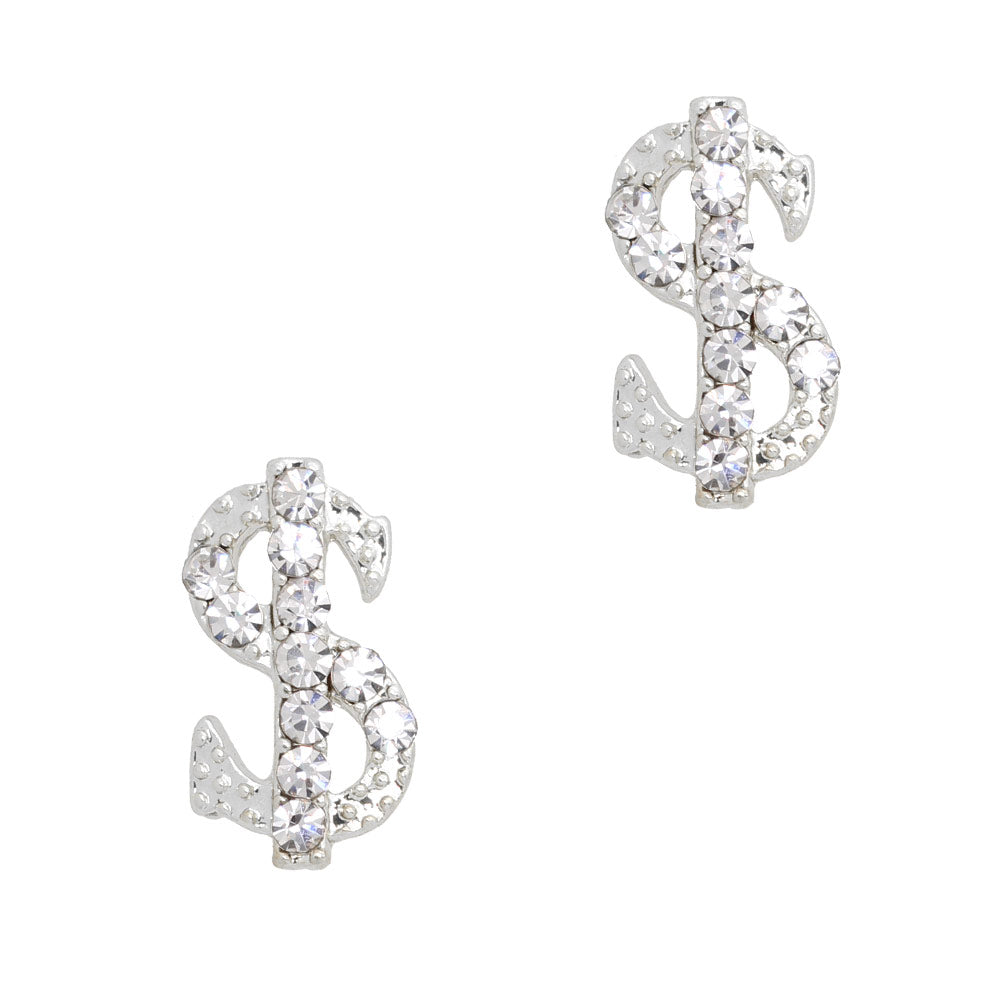 Bling Money Sign / Silver / Large Bling Money Sign / Silver / Large Nail Charm