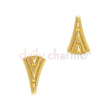 Art Deco Fan / Gold Nail Charm Trend Design