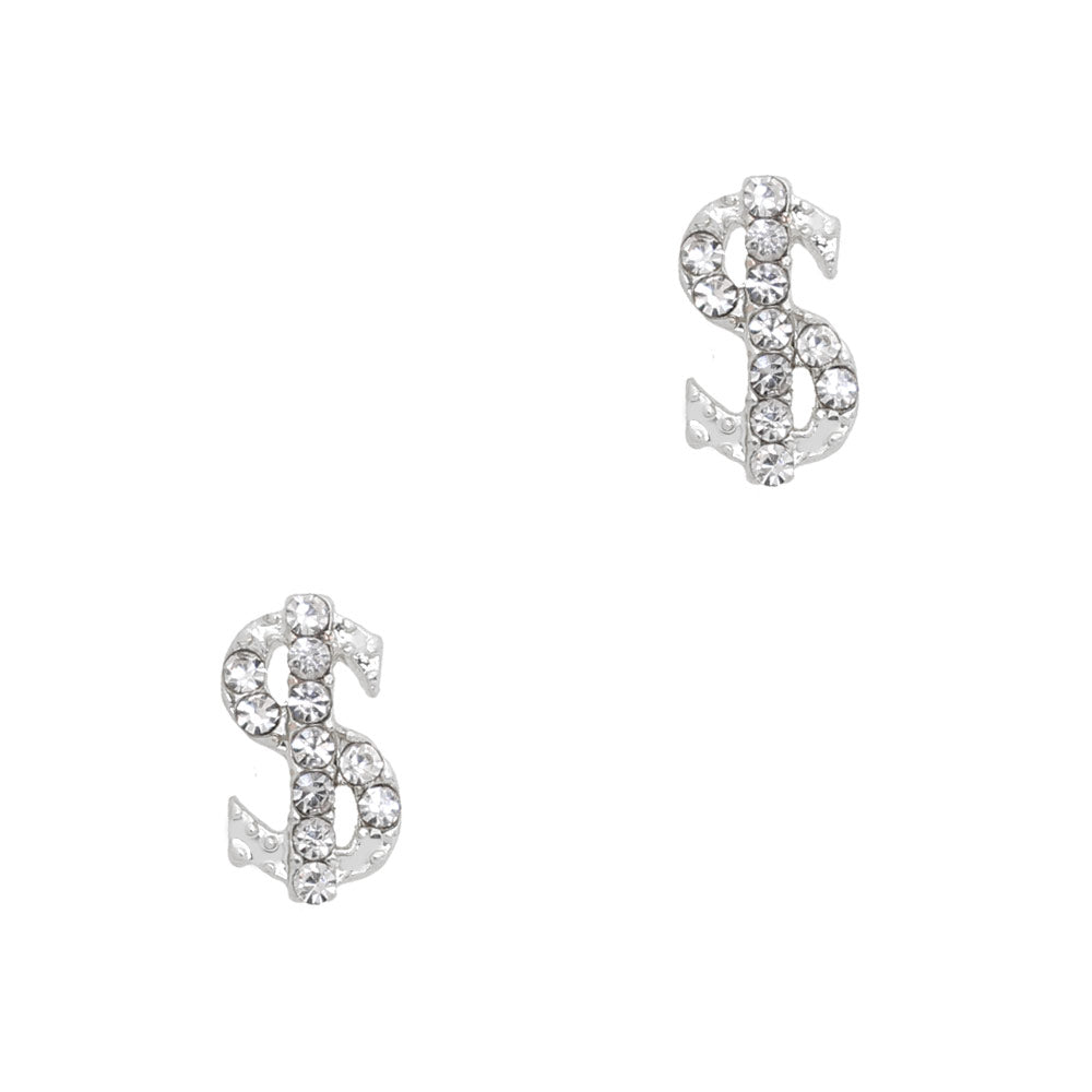 Bling Money Sign / Silver / Small Bling Money Sign / Silver / Small Nail Charm
