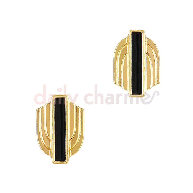 Art Deco Armor / Gold Art Deco Armor / Gold Nail Charm Design Pattern Geometric