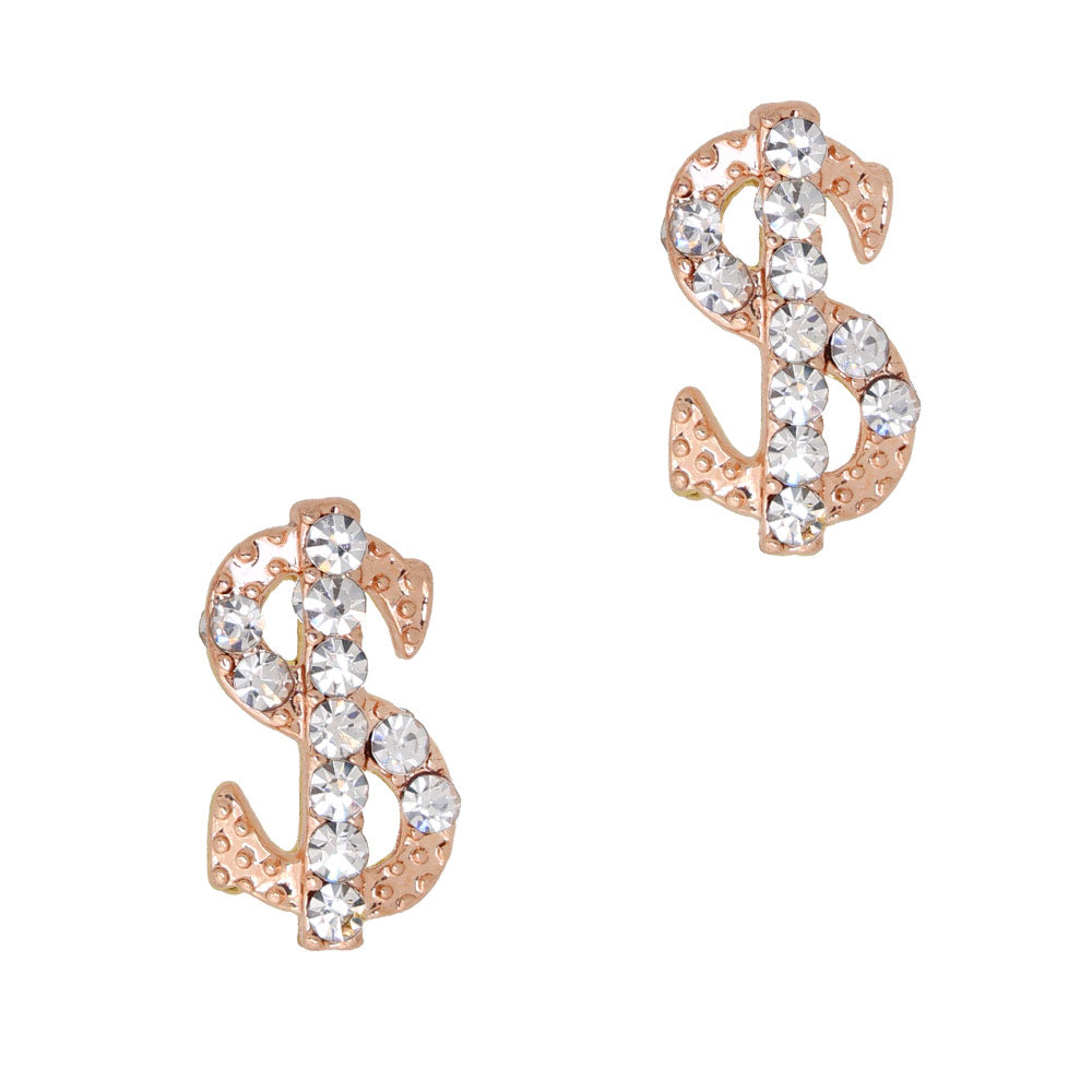 Bling Money Sign / Rose Gold / Large Nail Charm